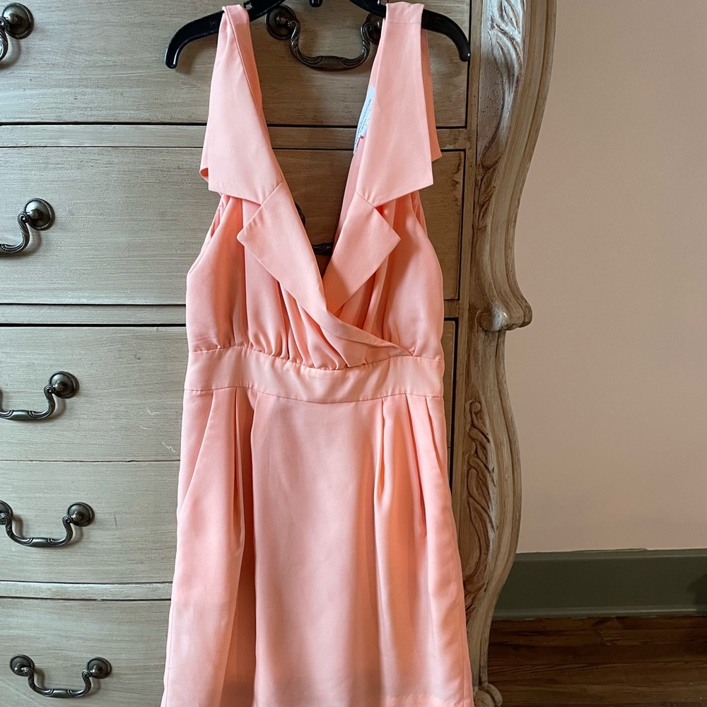BCBG orange dress